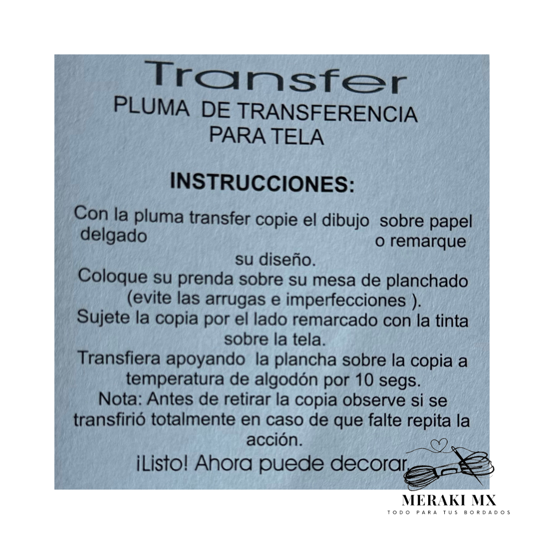 Pluma transfer